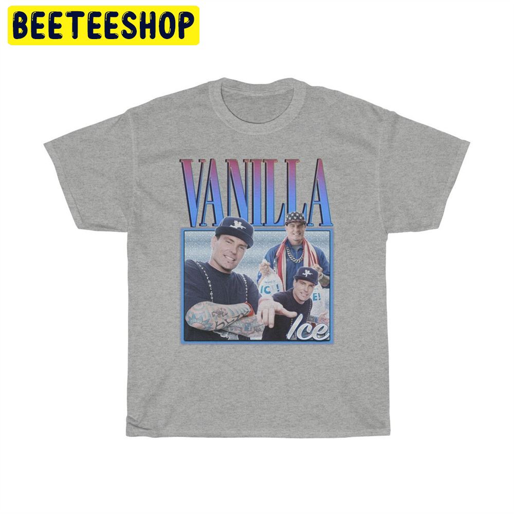 Vanilla Ice Homage Retro Vintage Art Unisex T-Shirt Vanilla Ice Homage Retro Vintage Art Unisex T-Shirt