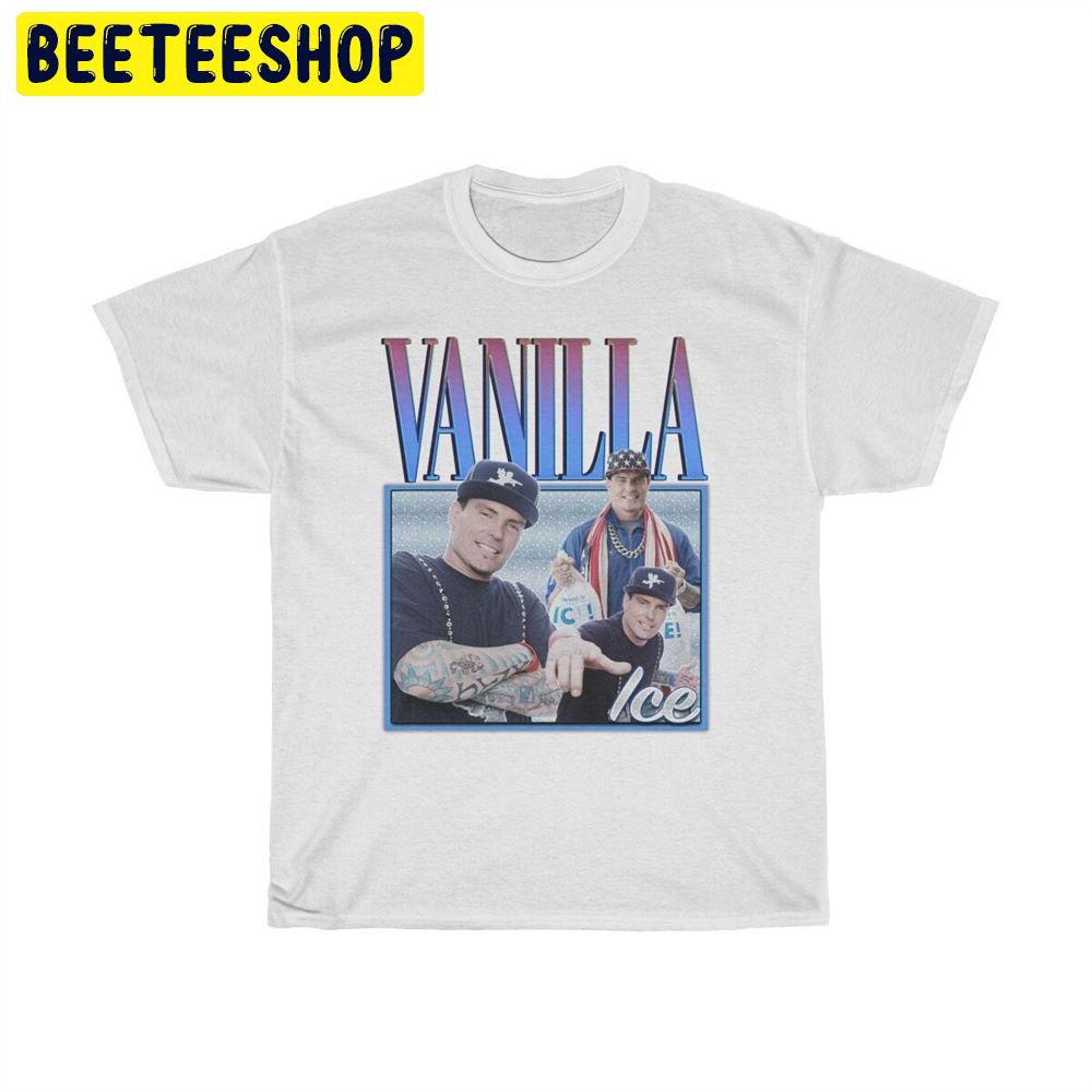Vanilla Ice Homage Retro Vintage Art Unisex T-Shirt Vanilla Ice Homage Retro Vintage Art Unisex T-Shirt