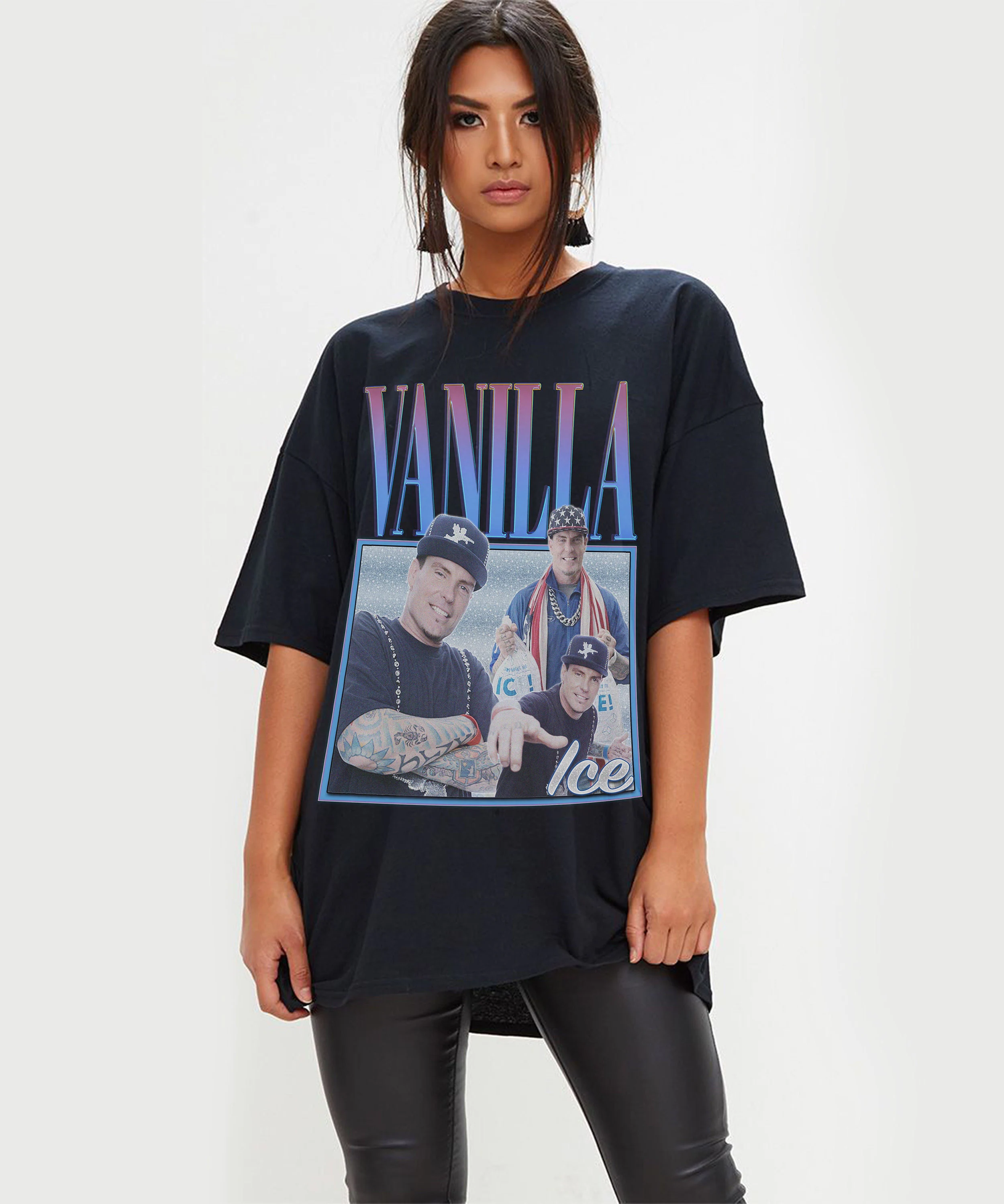 Vanilla Ice Homage Retro Vintage Art Unisex T-Shirt