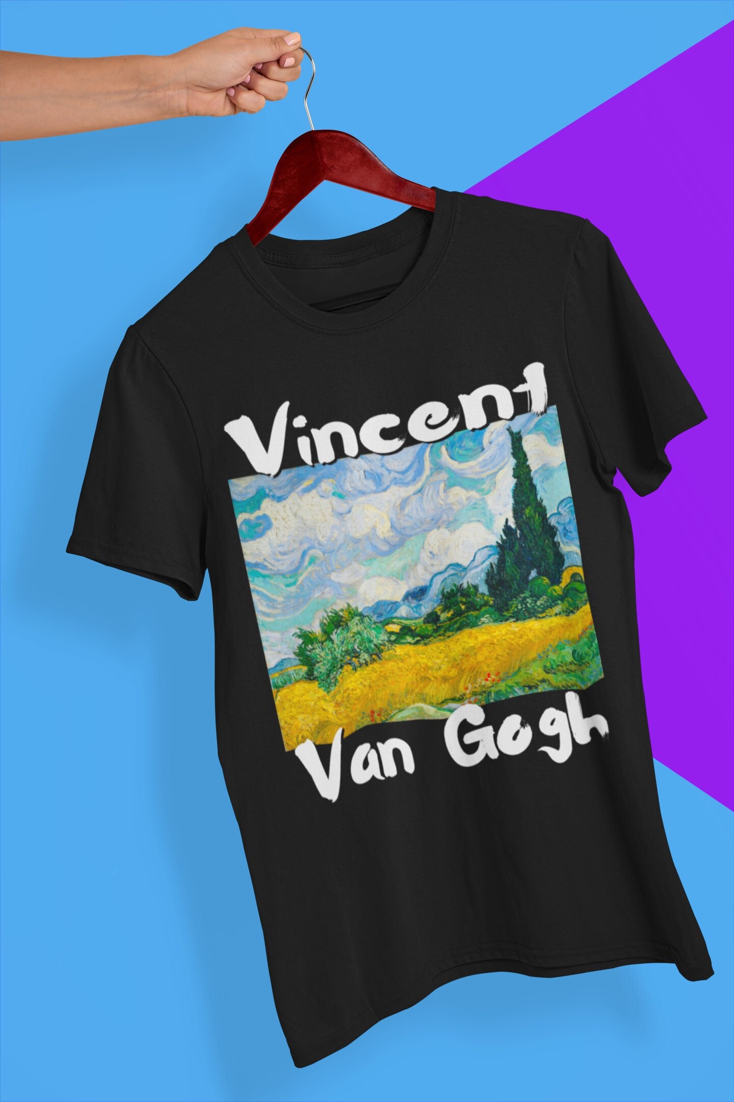 Vincent Van Gogh Art Halloween Unisex T-Shirt Vincent Van Gogh Art Halloween Unisex T-Shirt