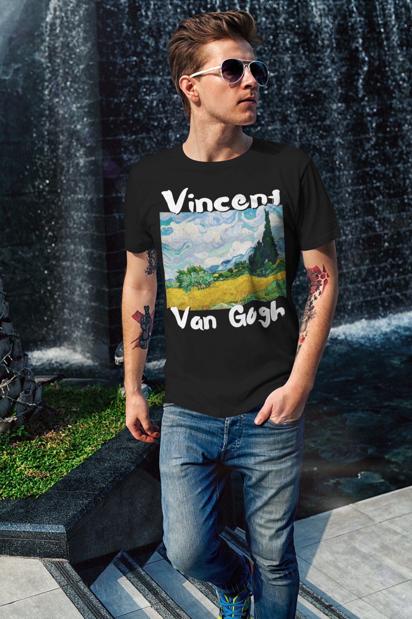 Vincent Van Gogh Art Halloween Unisex T-Shirt Vincent Van Gogh Art Halloween Unisex T-Shirt