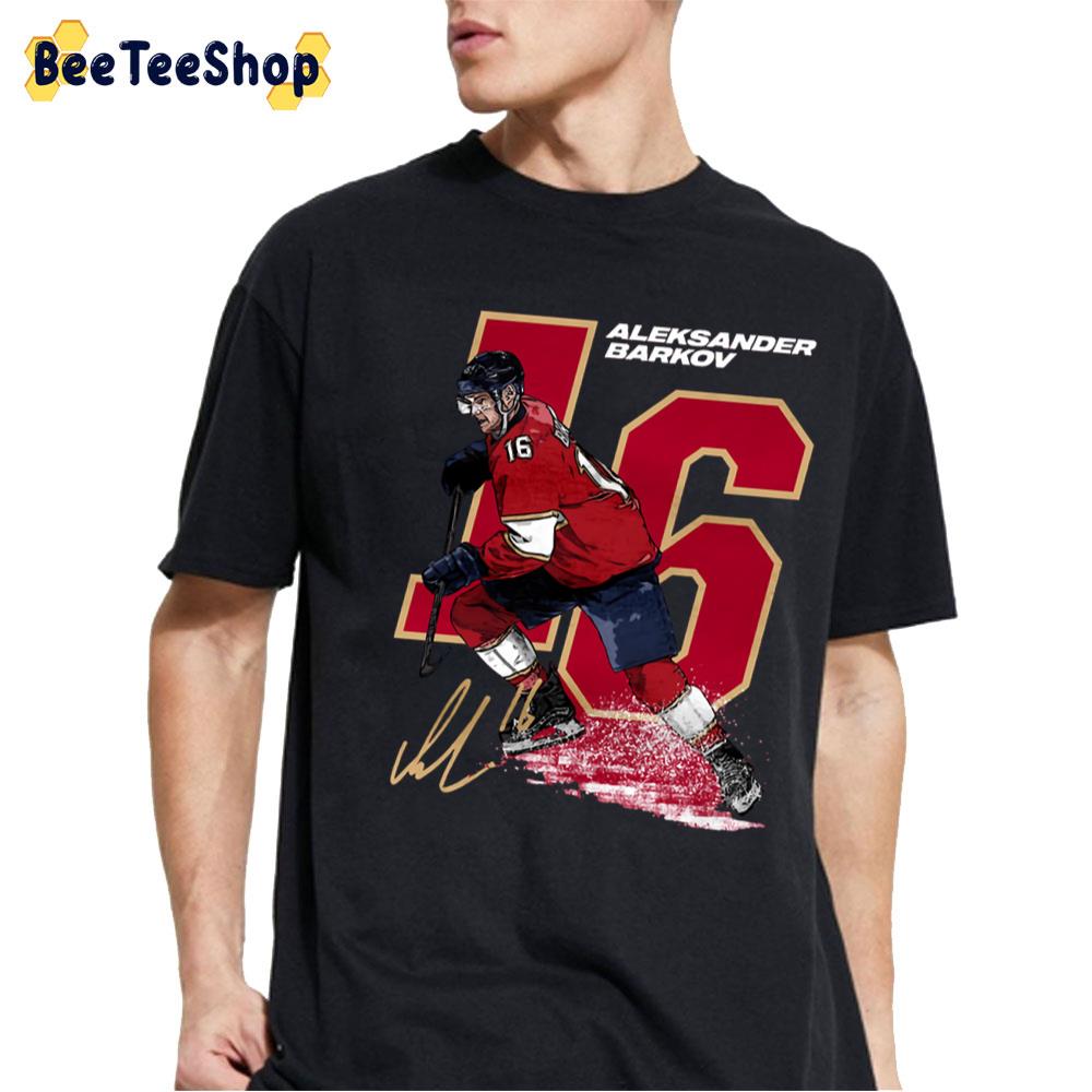Vintage Art Aleksander Barkov Offset Florida Panthers Hockey Unisex T-Shirt Vintage Art Aleksander Barkov Offset Florida Panthers Hockey Unisex T-Shirt
