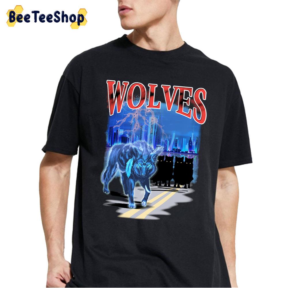 Vintage Art Minnesota Timberwolves Wolves Unisex T-Shirt Vintage Art Minnesota Timberwolves Wolves Unisex T-Shirt