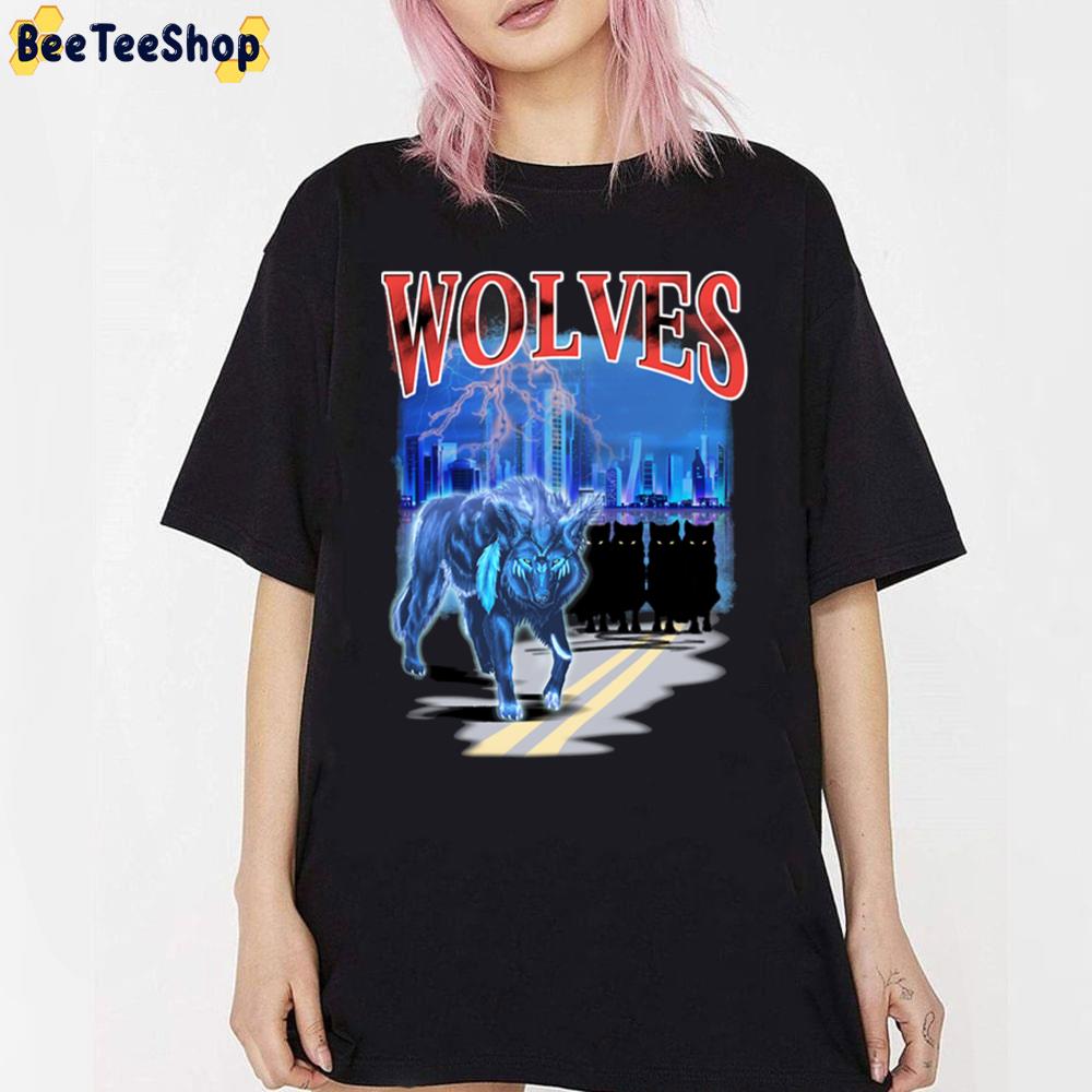Vintage Art Minnesota Timberwolves Wolves Unisex T-Shirt Vintage Art Minnesota Timberwolves Wolves Unisex T-Shirt
