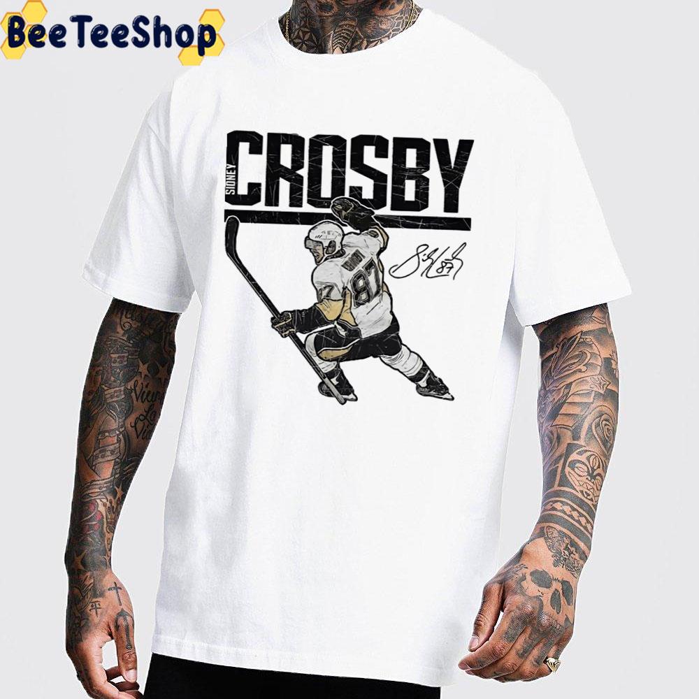 Vintage Art Sidney Crosby Signature Hockey Unisex T-Shirt Vintage Art Sidney Crosby Signature Hockey Unisex T-Shirt
