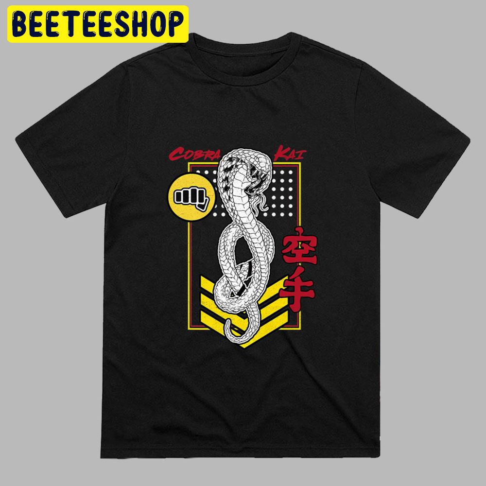 Vintage Cobra Kai Kanji Cobra Patch Unisex T-Shirt Vintage Cobra Kai Kanji Cobra Patch Unisex T-Shirt