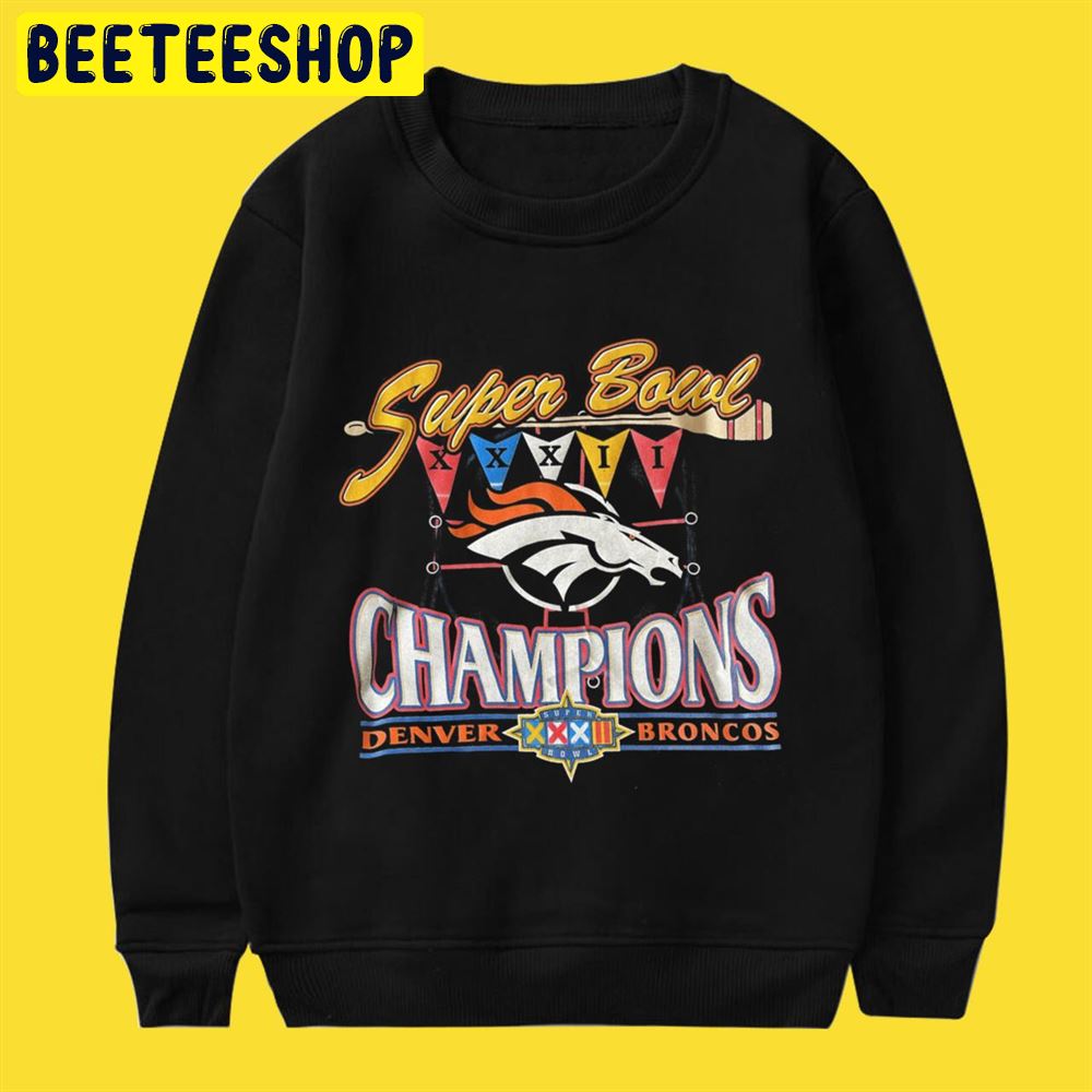 Vintage Denver Broncos Super Bowl XXXII Champions New Unisex T-Shirt Vintage Denver Broncos Super Bowl XXXII Champions New Unisex T-Shirt