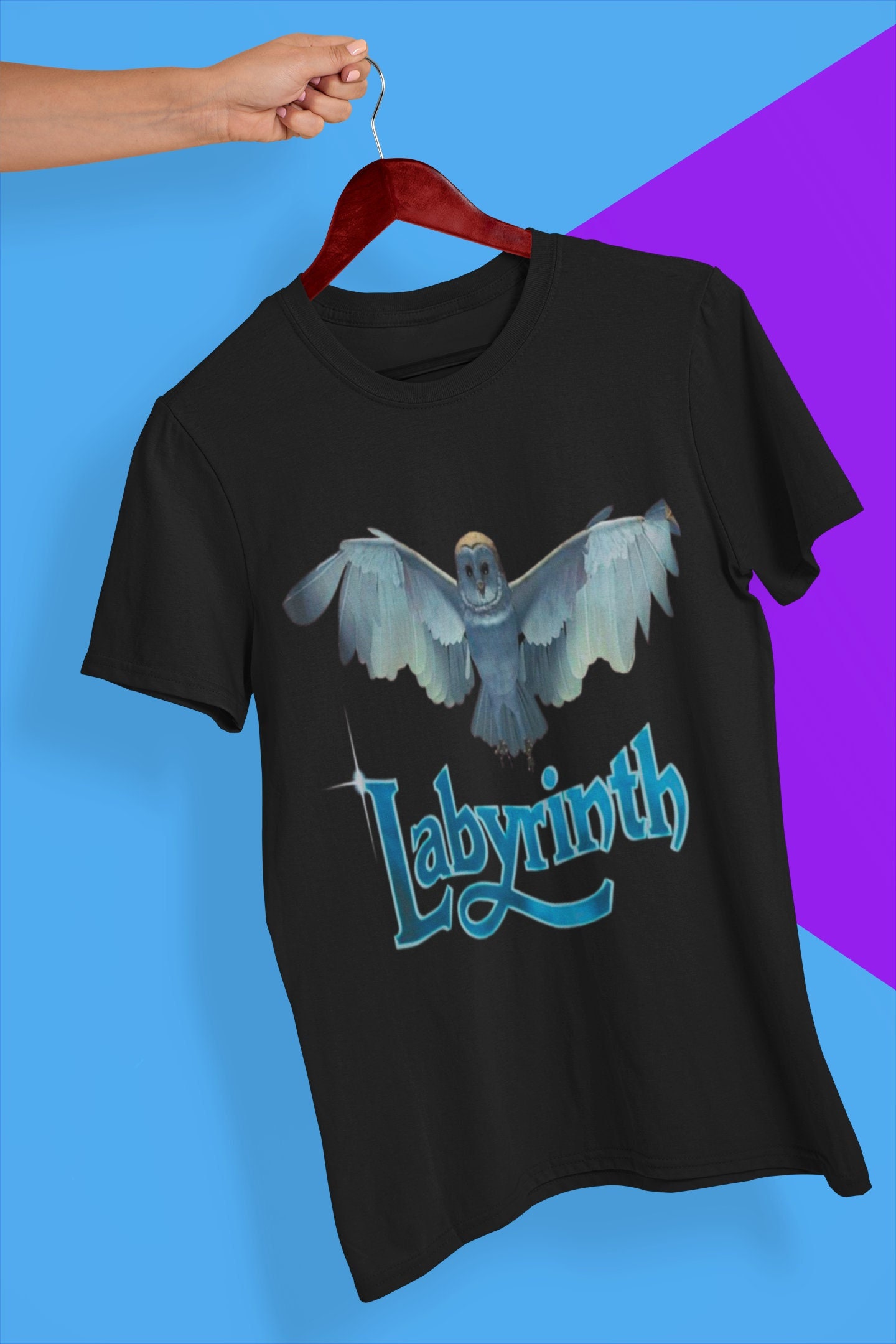 Vintage Design Labyrinth Movie Halloween Unisex T-Shirt Vintage Design Labyrinth Movie Halloween Unisex T-Shirt