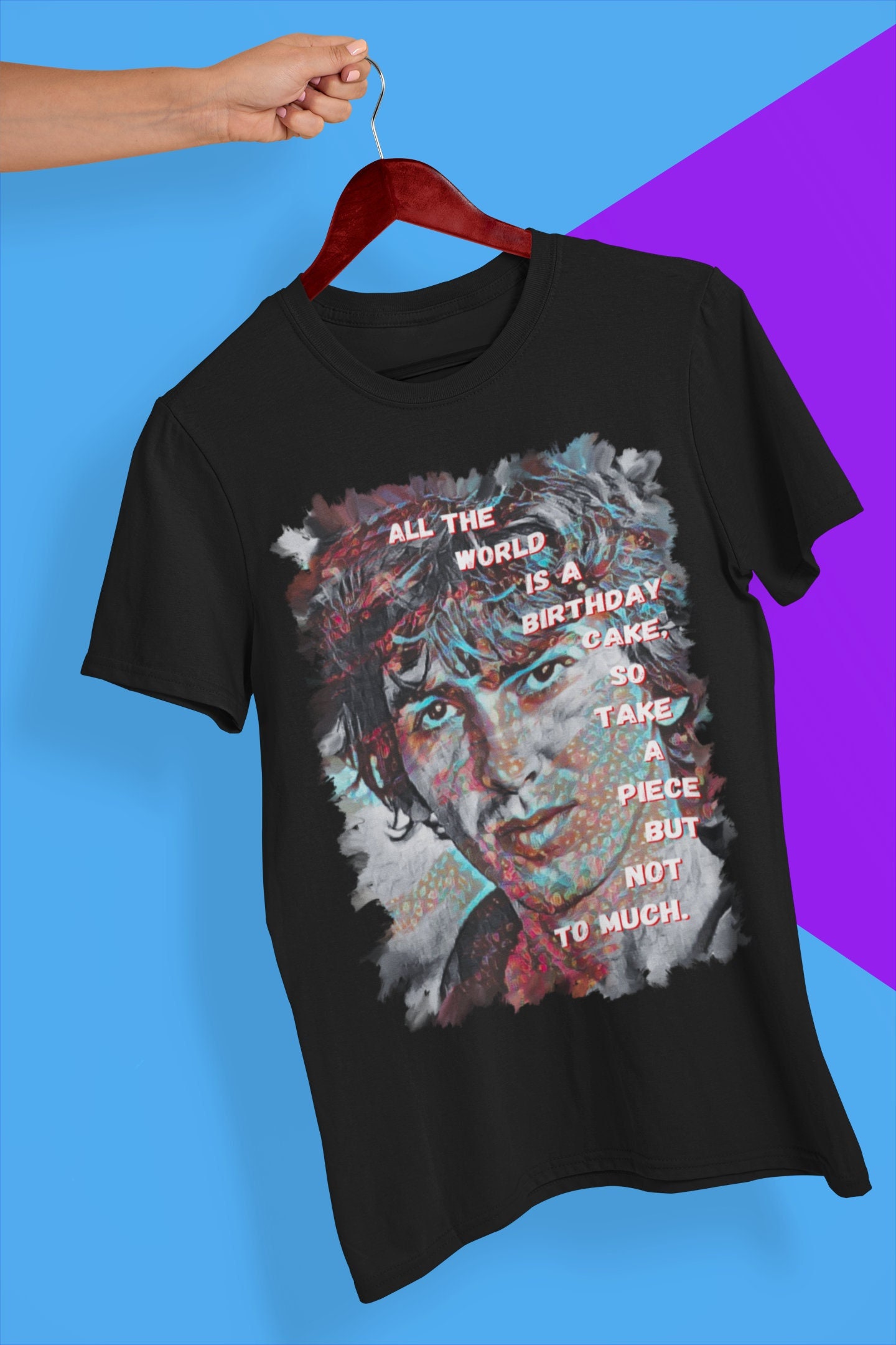 Vintage George Harrison The World Is A Birthday Cake Quote Halloween Unisex T-Shirt Vintage George Harrison The World Is A Birthday Cake Quote Halloween Unisex T-Shirt