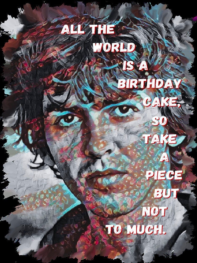 Vintage George Harrison The World Is A Birthday Cake Quote Halloween Unisex T-Shirt Vintage George Harrison The World Is A Birthday Cake Quote Halloween Unisex T-Shirt