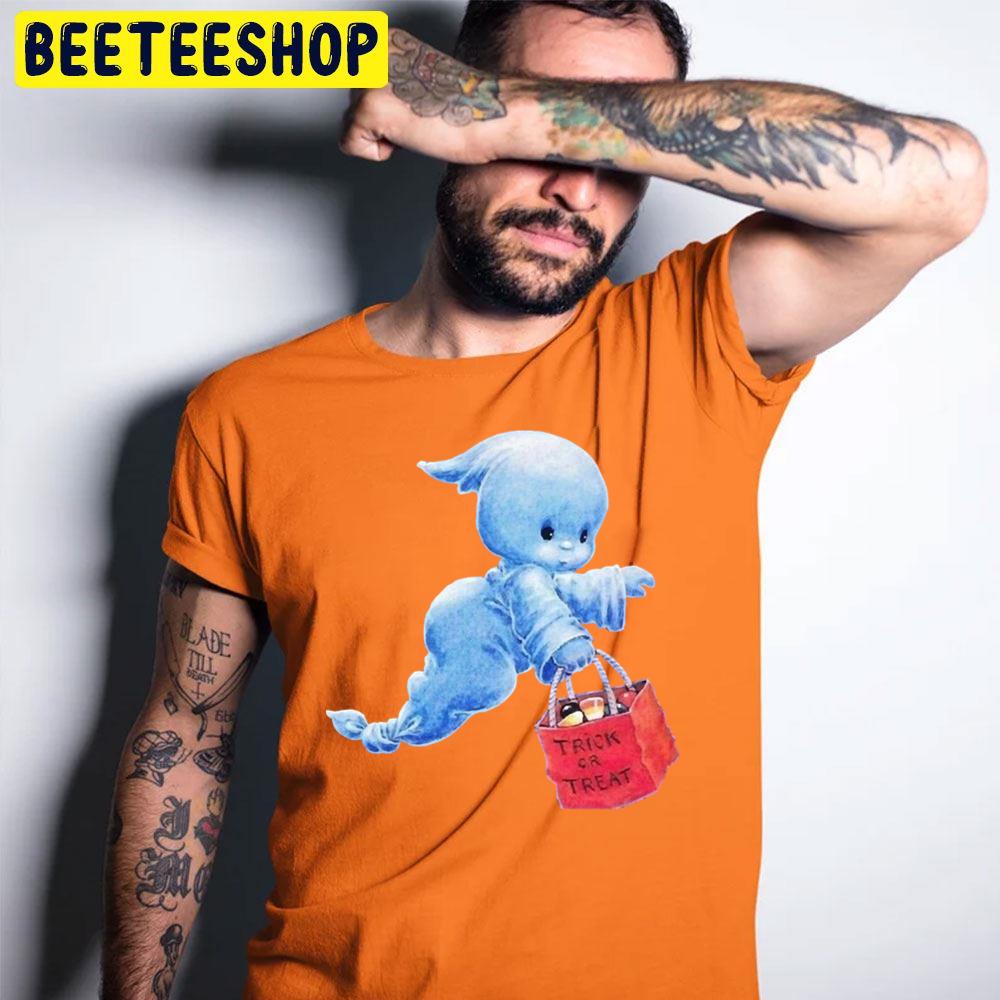 Vintage Ghost Trick 'r Treat Halloween Unisex T-Shirt Vintage Ghost Trick 'r Treat Halloween Unisex T-Shirt