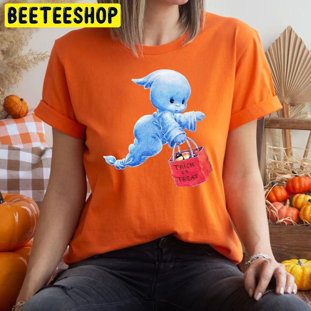 Vintage Ghost Trick 'r Treat Halloween Unisex T-Shirt Vintage Ghost Trick 'r Treat Halloween Unisex T-Shirt