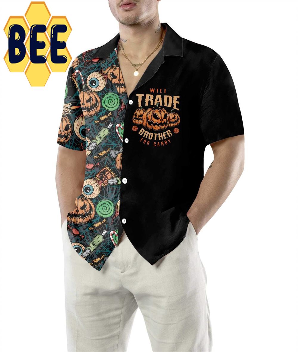 Vintage Halloween Scary Pumpkin Hawaiian Shirt Vintage Halloween Scary Pumpkin Hawaiian Shirt