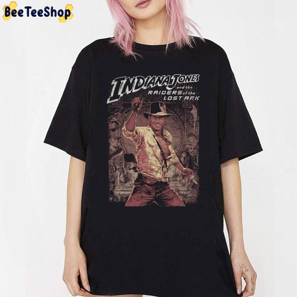Vintage Indiana Jones And The Raiders Of The Lost Ark Adventure Unisex T-Shirt Vintage Indiana Jones And The Raiders Of The Lost Ark Adventure Unisex T-Shirt