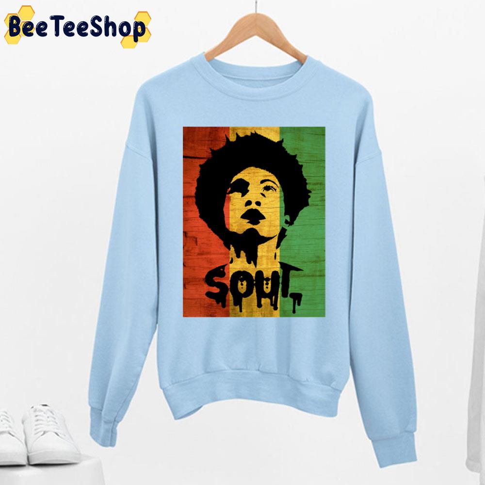 Vintage Soul Woman Funk Sister Afro Cool African American Black Pride Unisex Sweatshirt Vintage Soul Woman Funk Sister Afro Cool African American Black Pride Unisex Sweatshirt