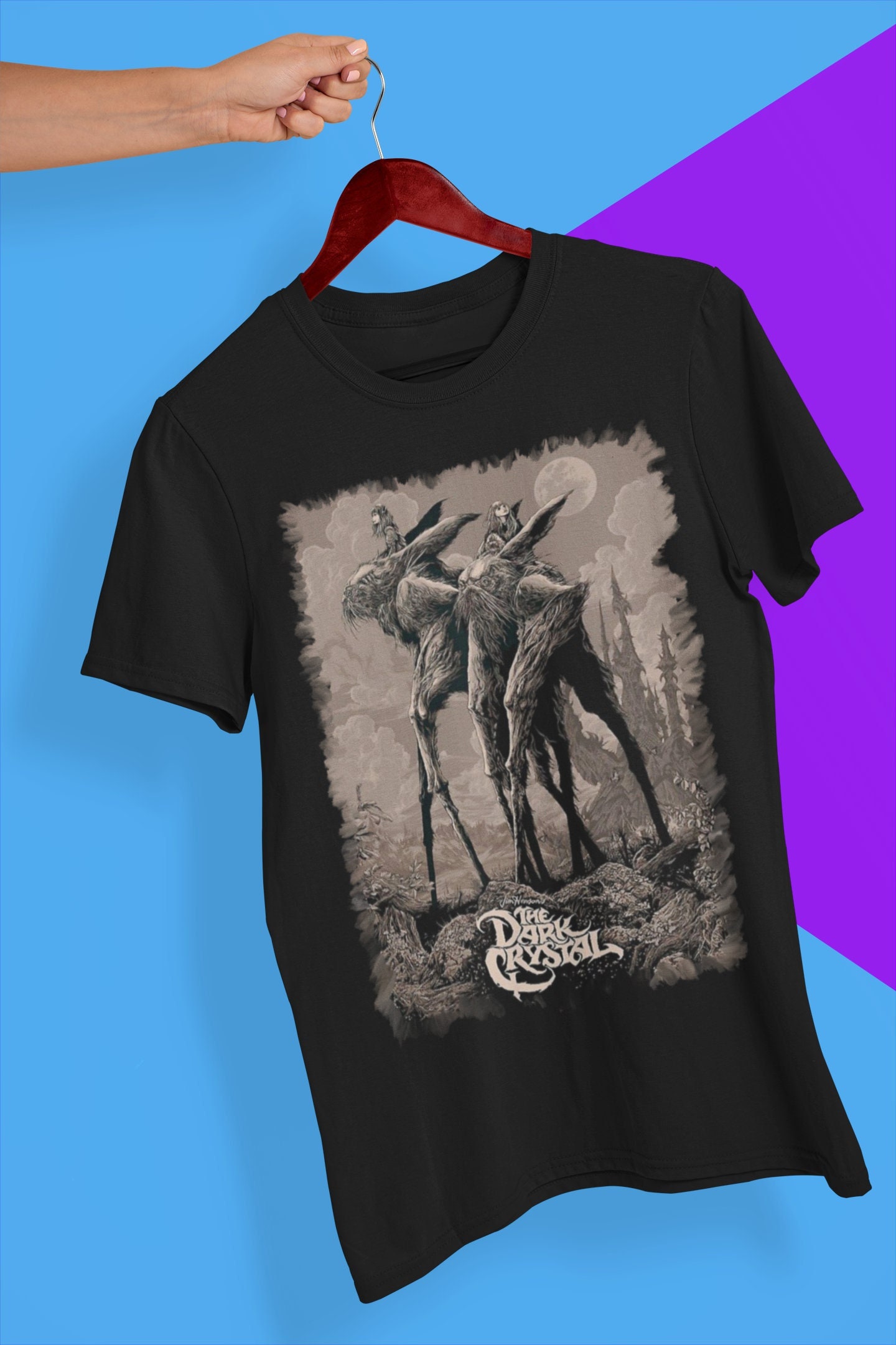 Vintage The Dark Crystal Poster Style Halloween Unisex T-Shirt Vintage The Dark Crystal Poster Style Halloween Unisex T-Shirt