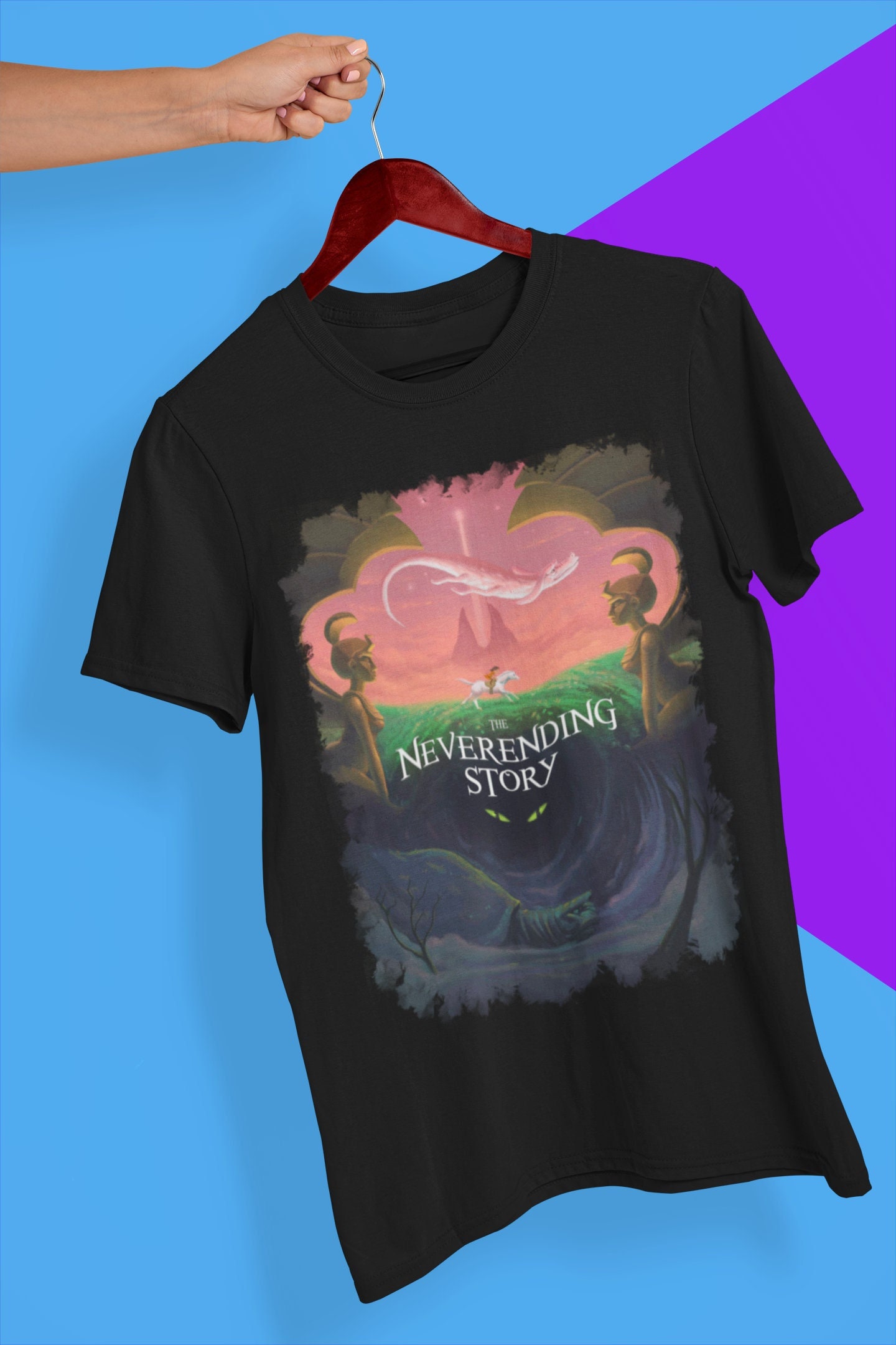 Vintage The Neverending Story Halloween Unisex T-Shirt Vintage The Neverending Story Halloween Unisex T-Shirt