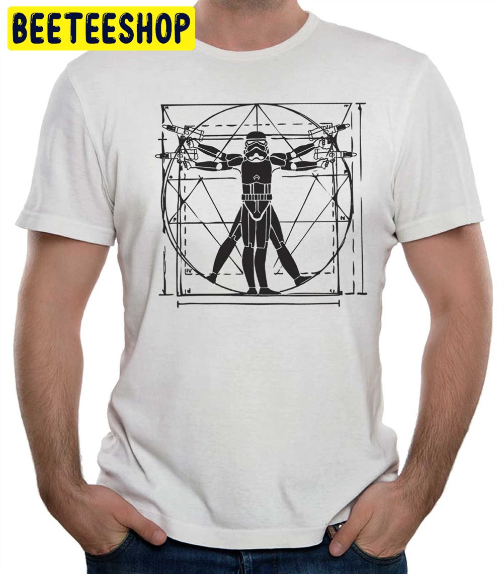 Vitruvian Stormtrooper Unisex T-Shirt Vitruvian Stormtrooper Unisex T-Shirt
