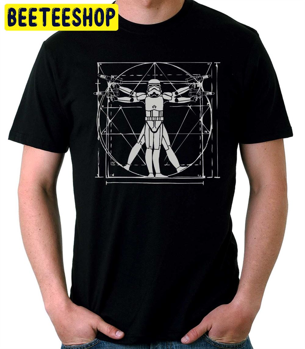 Vitruvian Stormtrooper Unisex T-Shirt Vitruvian Stormtrooper Unisex T-Shirt