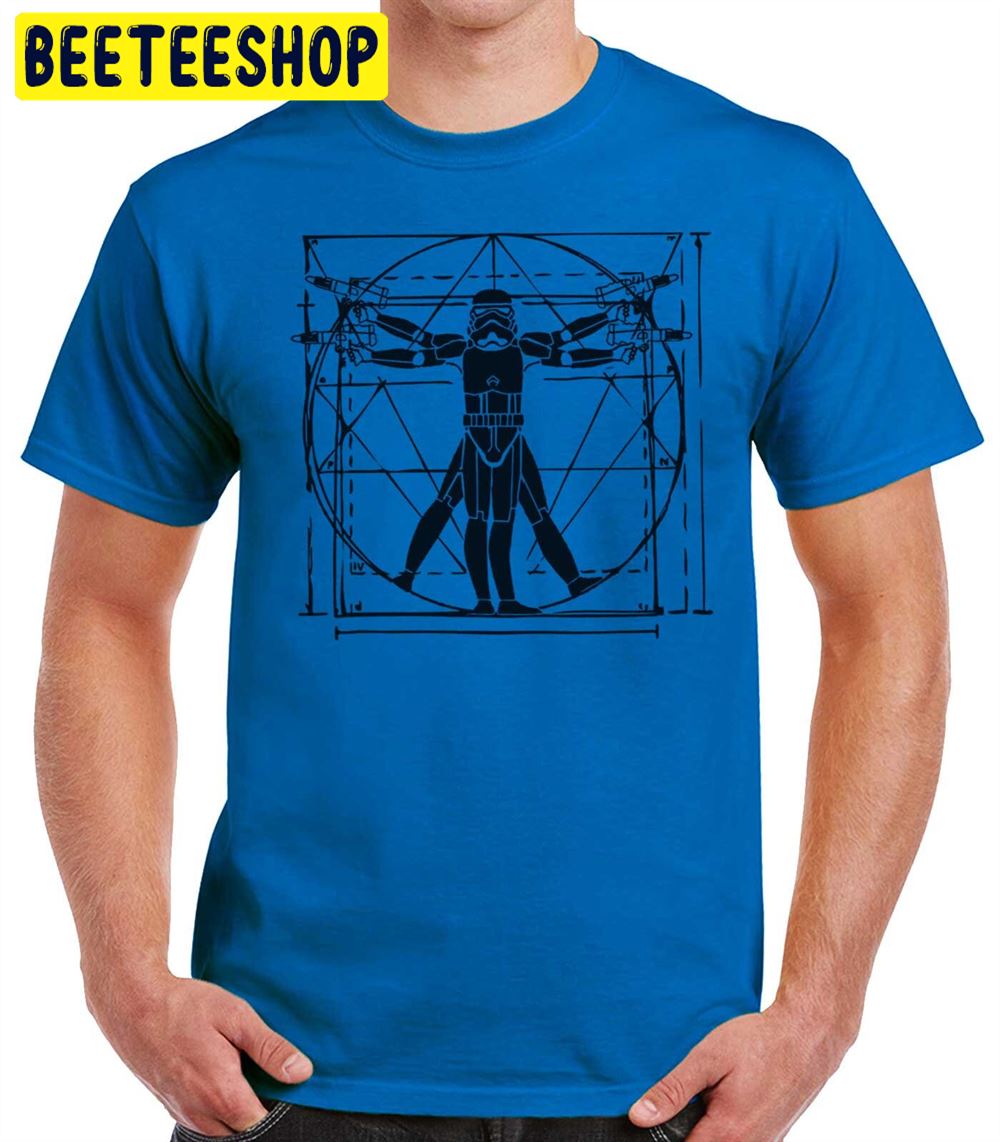 Vitruvian Stormtrooper Unisex T-Shirt Vitruvian Stormtrooper Unisex T-Shirt