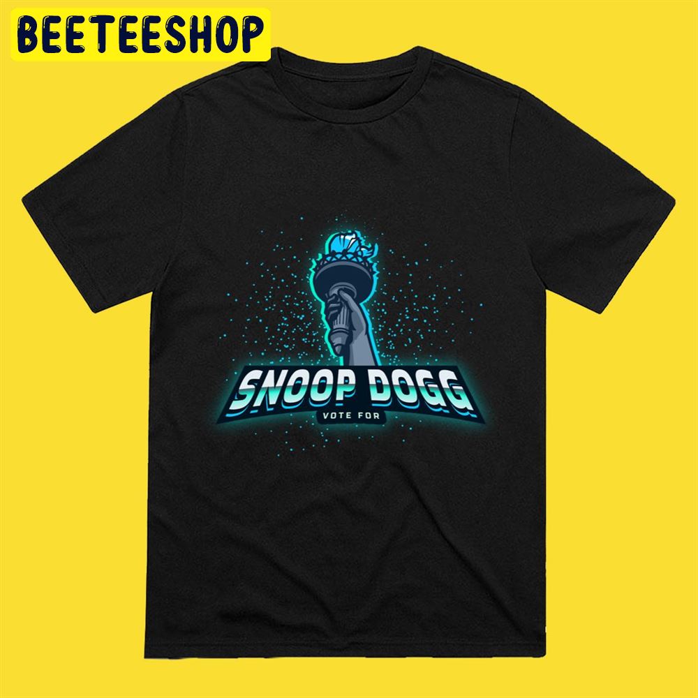 Vote For Snoop Dogg USA Presidential Election Icy Blue Elevated National Flame Unisex T-Shirt Vote For Snoop Dogg USA Presidential Election Icy Blue Elevated National Flame Unisex T-Shirt