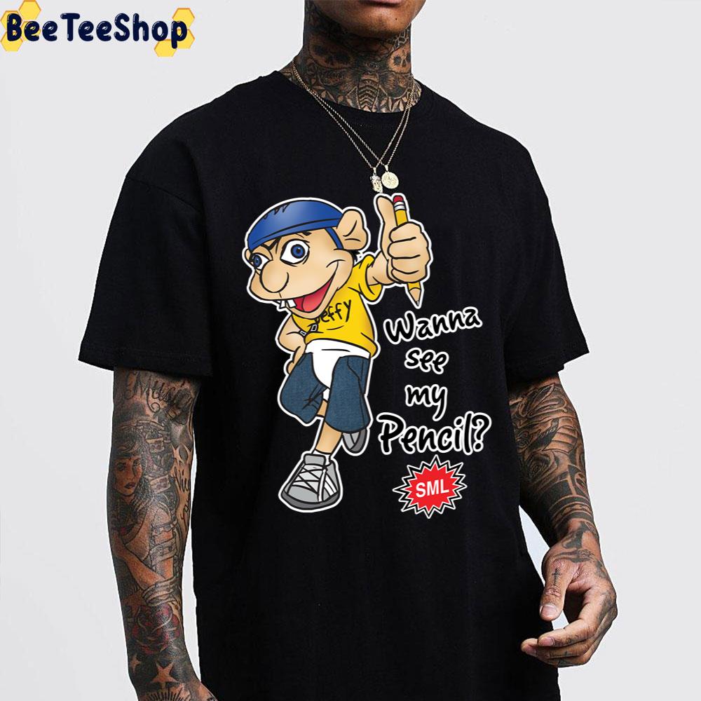 Wanna See My Pencil Funny Jeffy Sml Character Unisex T-Shirt Wanna See My Pencil Funny Jeffy Sml Character Unisex T-Shirt