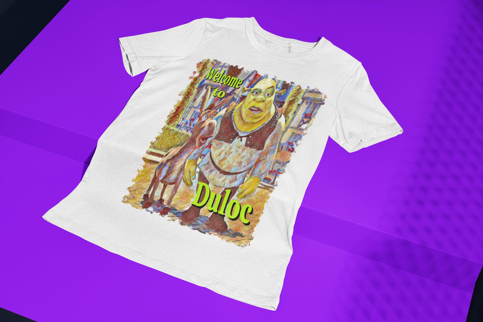 Welcome To Duloc Shrek Movie Halloween Unisex T-Shirt Welcome To Duloc Shrek Movie Halloween Unisex T-Shirt