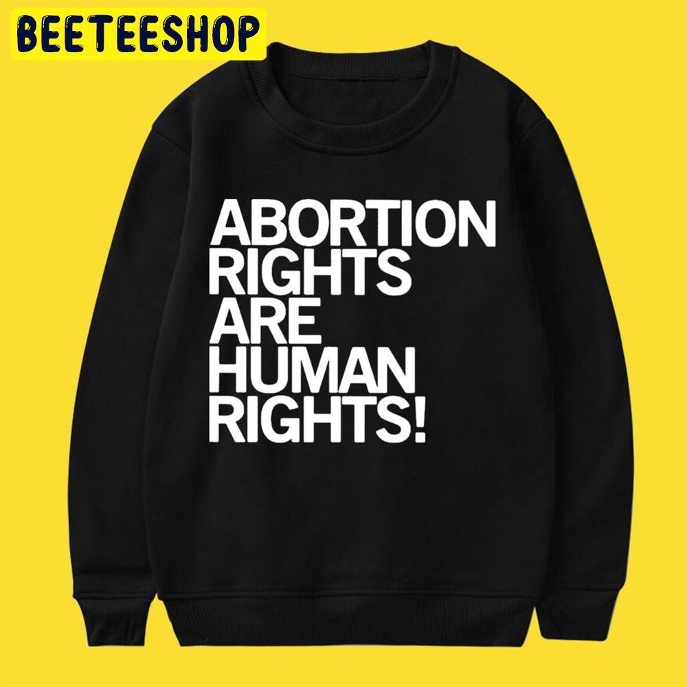 White Art Abortion Rights Are Human Rights Unisex T-Shirt White Art Abortion Rights Are Human Rights Unisex T-Shirt