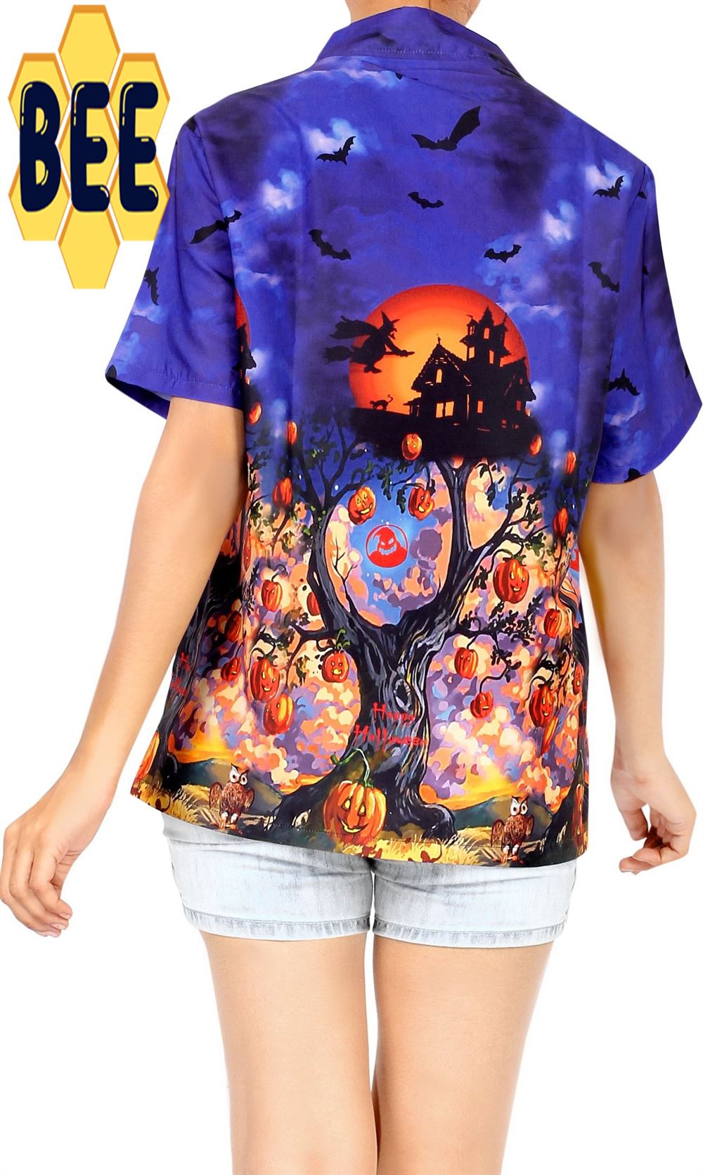 Witch Pumpkin Scary Skull Halloween Hawaiian Shirt Witch Pumpkin Scary Skull Halloween Hawaiian Shirt