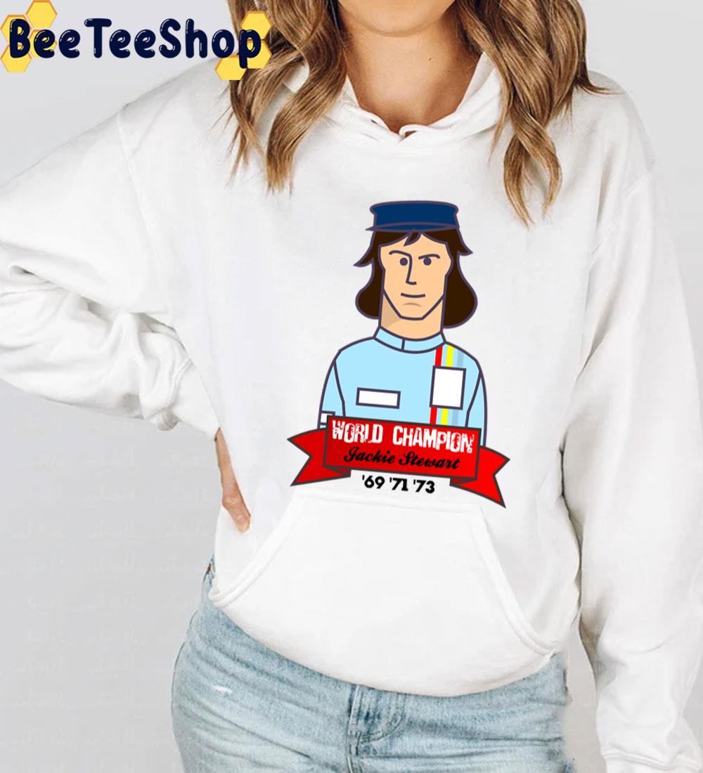 World Champion Sir Jackie Stewart Unisex T-Shirt World Champion Sir Jackie Stewart Unisex T-Shirt