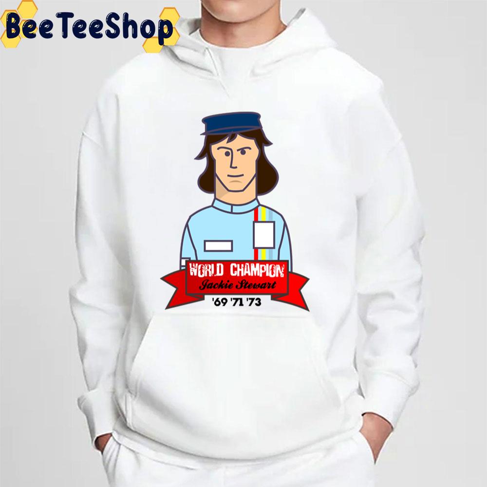 World Champion Sir Jackie Stewart Unisex T-Shirt World Champion Sir Jackie Stewart Unisex T-Shirt
