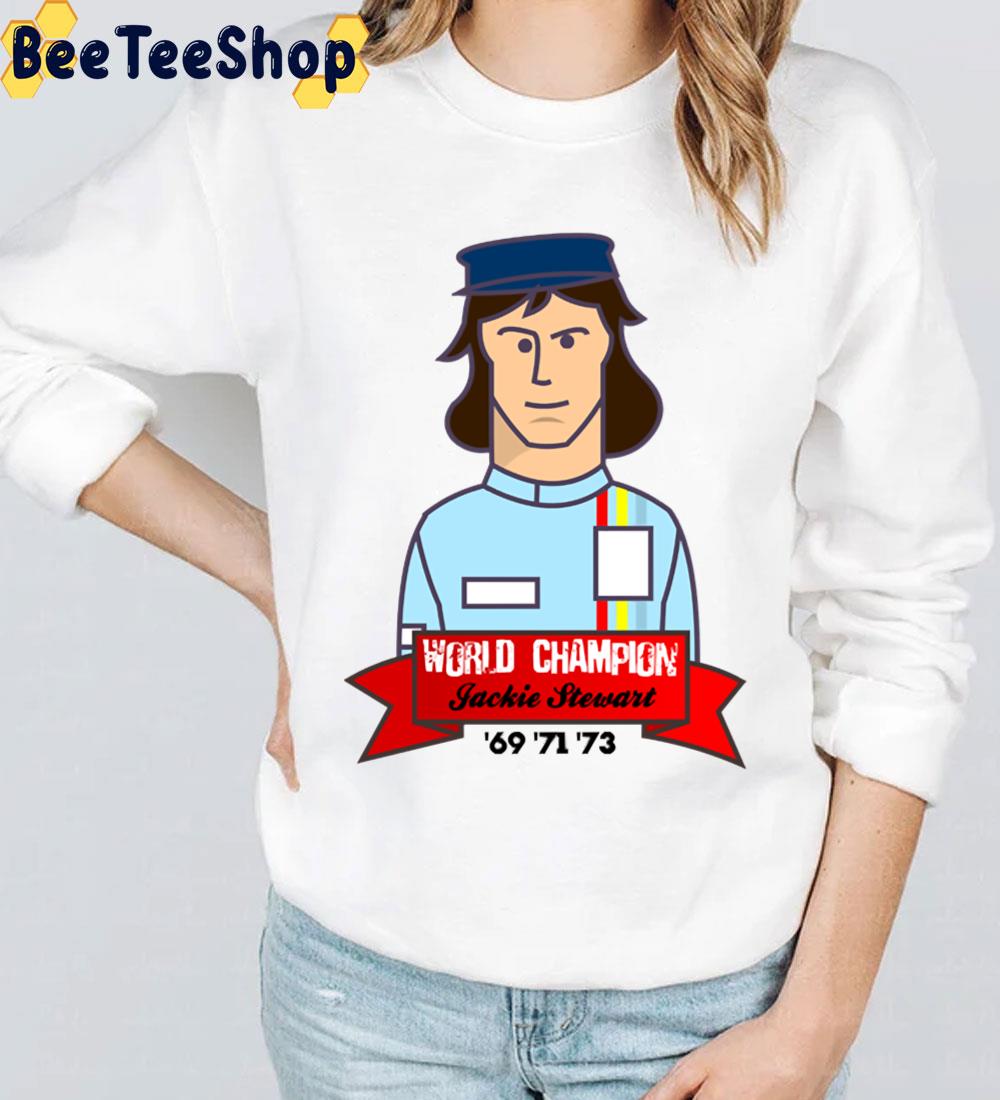 World Champion Sir Jackie Stewart Unisex T-Shirt World Champion Sir Jackie Stewart Unisex T-Shirt