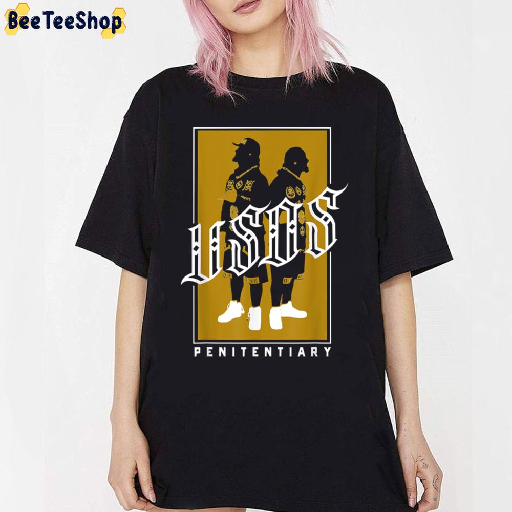 Wwe The Usos Penitentiary Graphic Unisex T-Shirt Wwe The Usos Penitentiary Graphic Unisex T-Shirt