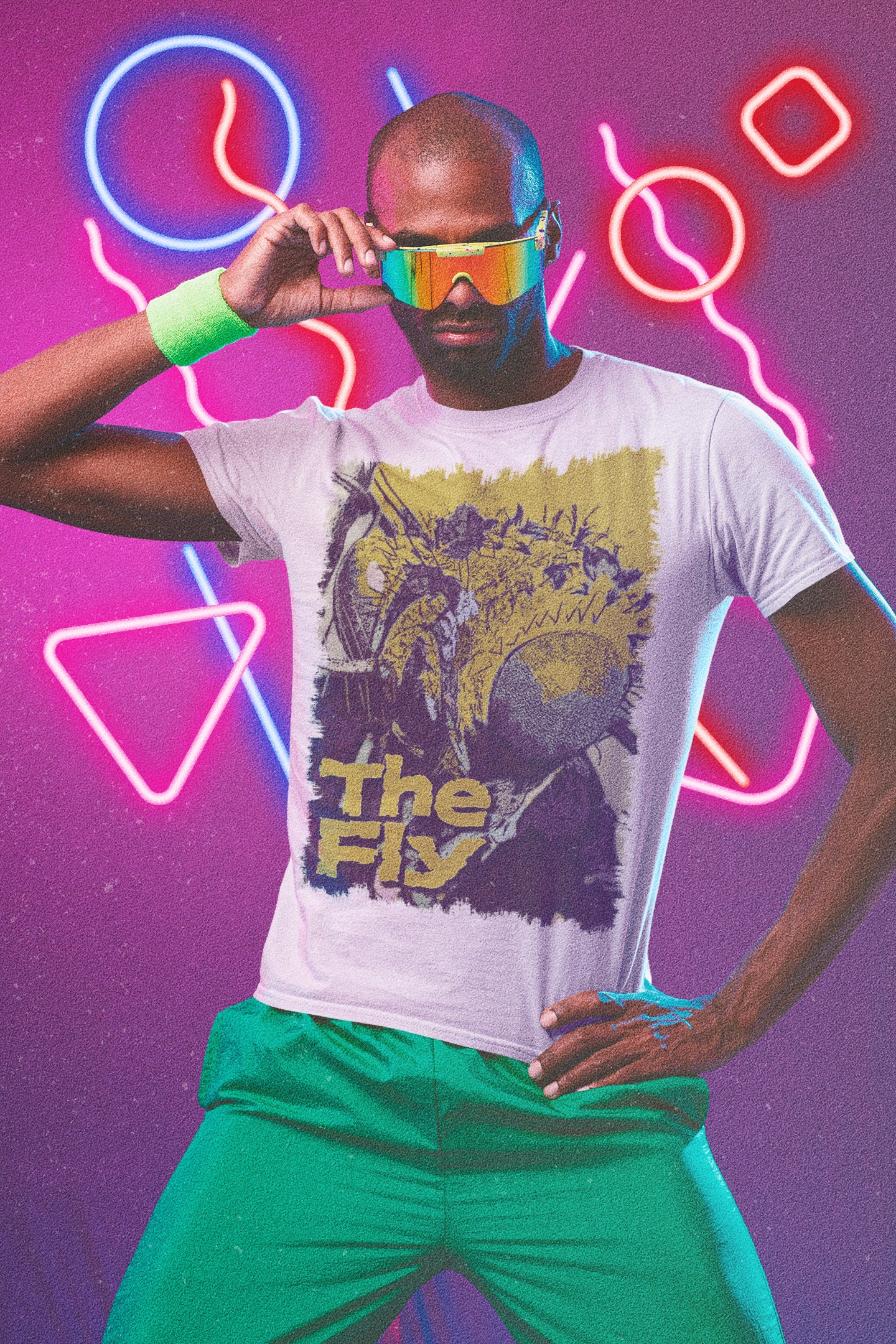 Yellow Design The Fly Movie Halloween Unisex T-Shirt Yellow Design The Fly Movie Halloween Unisex T-Shirt