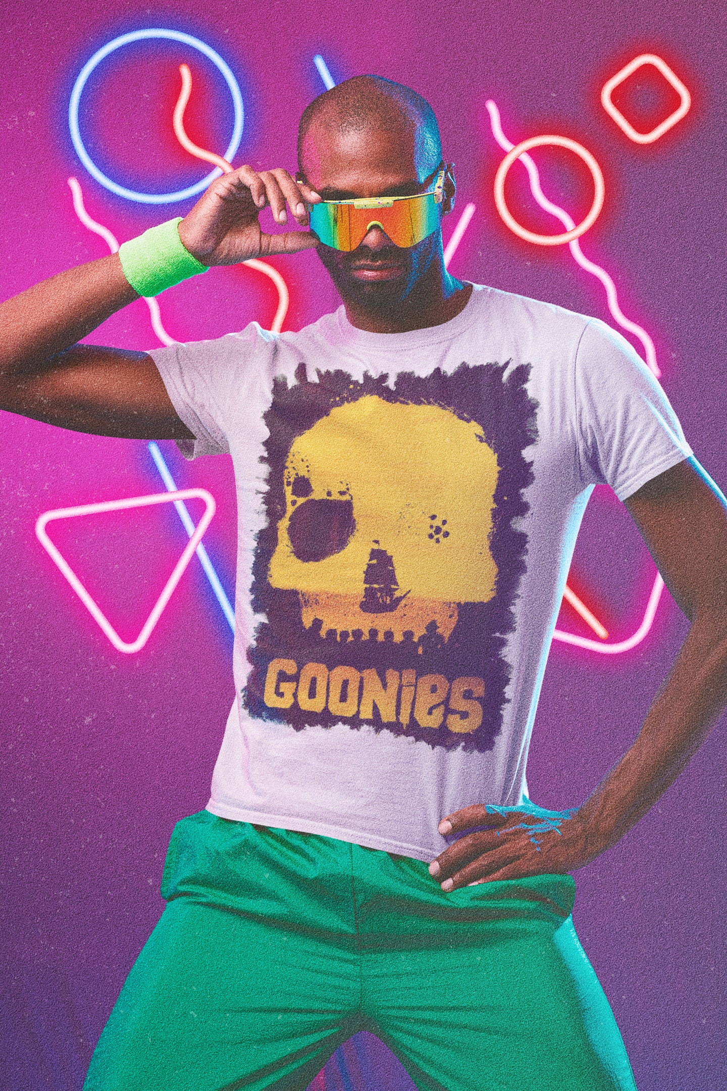 Yellow Skull Art The Goonies Halloween Unisex T-Shirt Yellow Skull Art The Goonies Halloween Unisex T-Shirt
