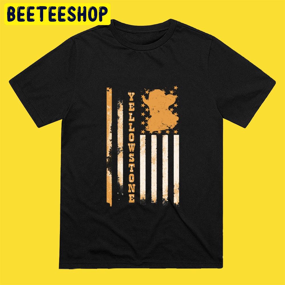 Yellowstone Cowboy Flag Unisex T-Shirt Yellowstone Cowboy Flag Unisex T-Shirt