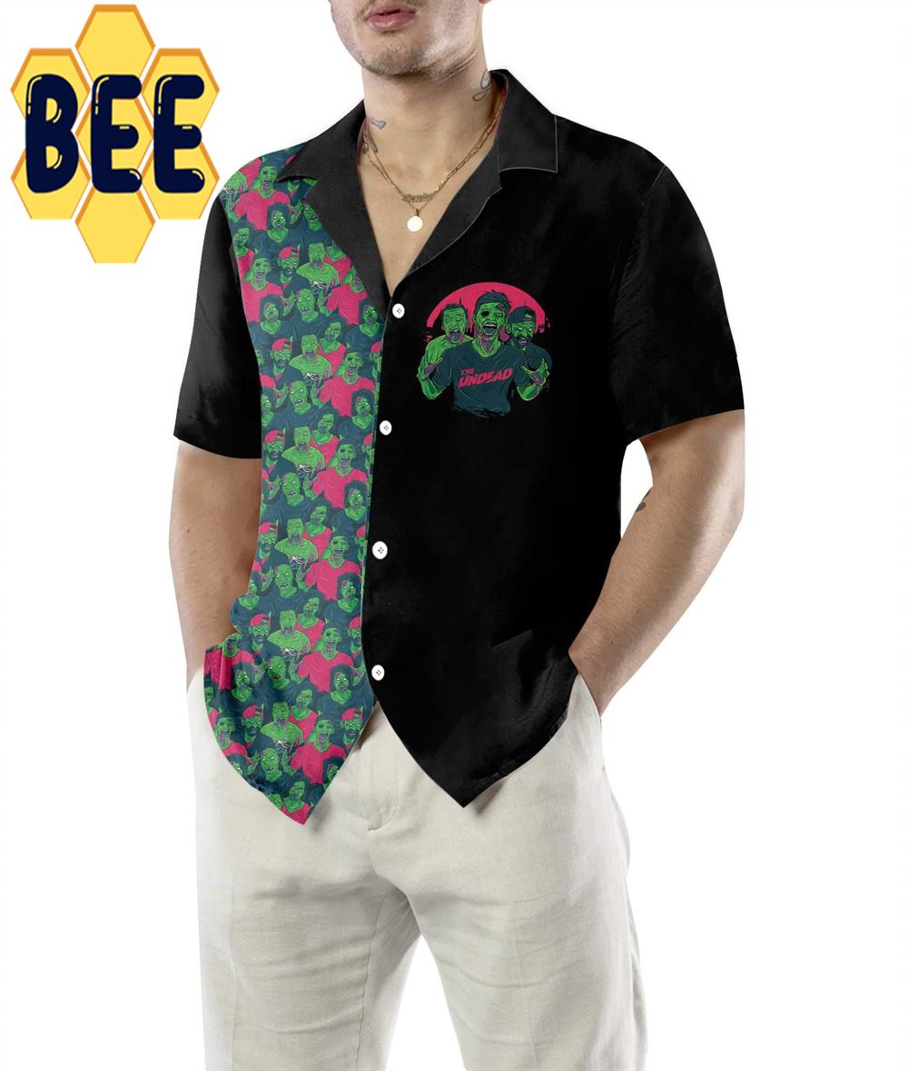 Zombie Walking Out Halloween Hawaiian Shirt Zombie Walking Out Halloween Hawaiian Shirt