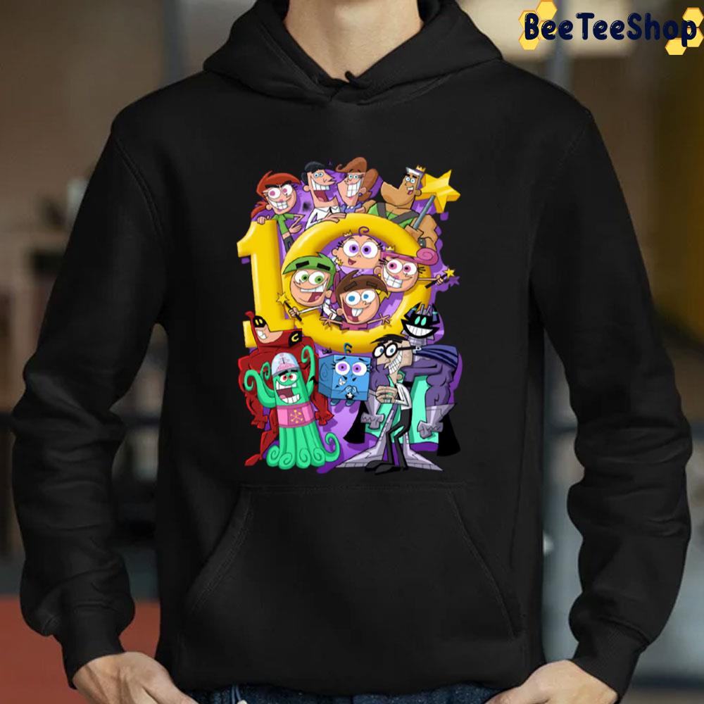 10th Year Birthday The Fairly OddParents Trending Unisex T-Shirt 10th Year Birthday The Fairly OddParents Trending Unisex T-Shirt