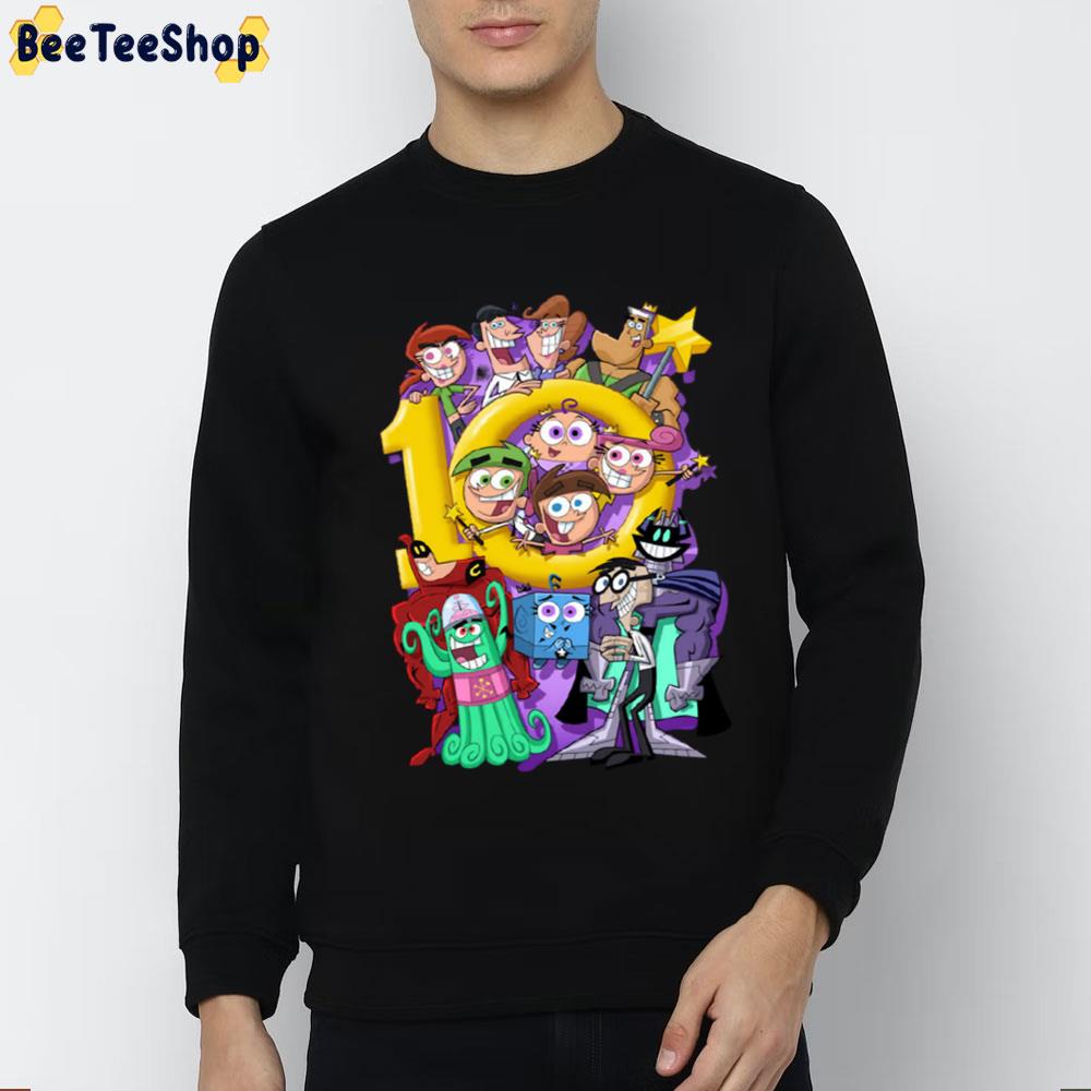 10th Year Birthday The Fairly OddParents Trending Unisex T-Shirt 10th Year Birthday The Fairly OddParents Trending Unisex T-Shirt