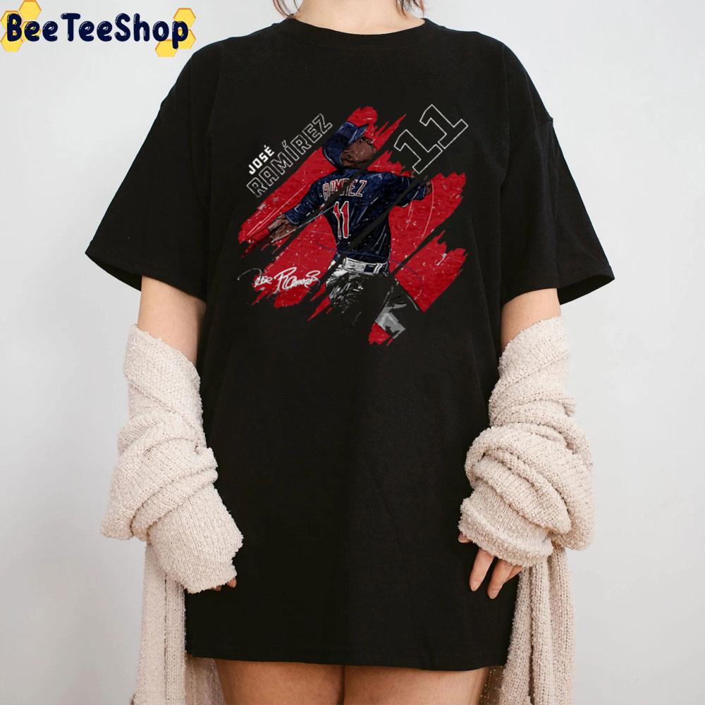 11 Jose Ramirez Cleveland Indians Baseball Unisex T-Shirt 11 Jose Ramirez Cleveland Indians Baseball Unisex T-Shirt