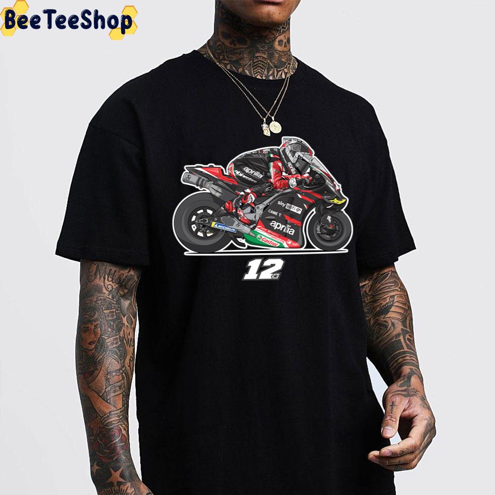 12 Maverick Vinales Moto Racing Unisex T-Shirt 12 Maverick Vinales Moto Racing Unisex T-Shirt