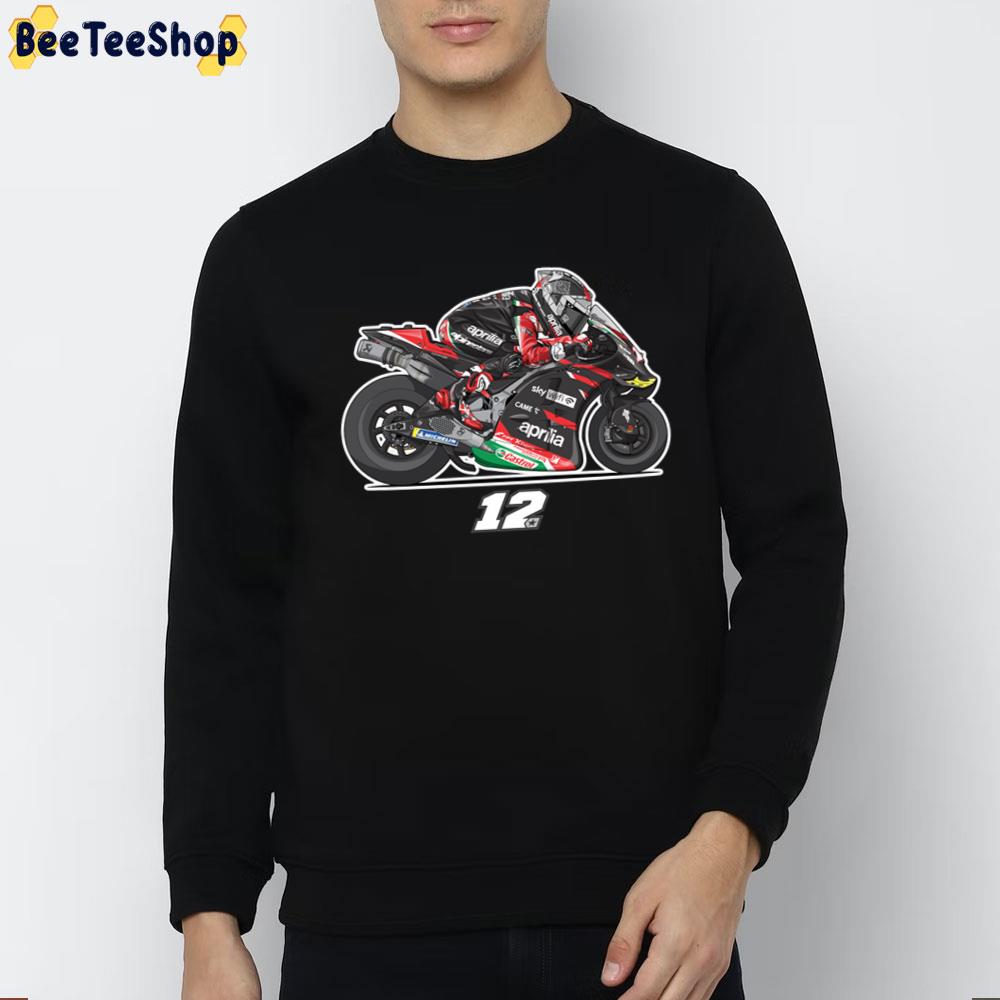 12 Maverick Vinales Moto Racing Unisex T-Shirt 12 Maverick Vinales Moto Racing Unisex T-Shirt