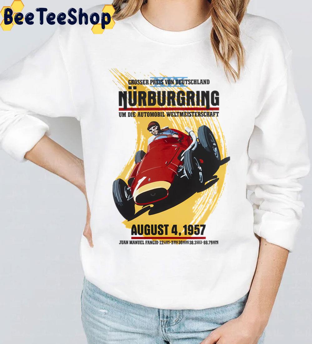 1954 Juan Manuel Fangio Record Racing Unisex T-Shirt 1954 Juan Manuel Fangio Record Racing Unisex T-Shirt