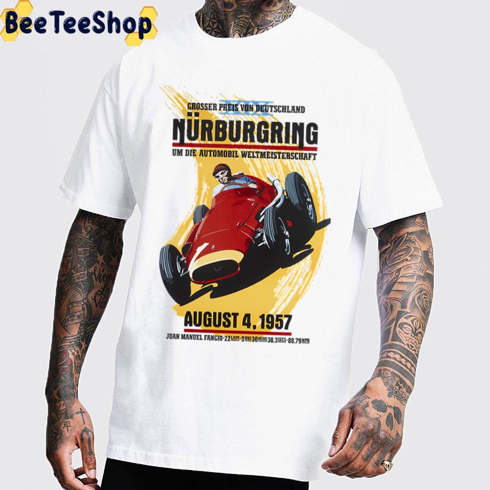 1954 Juan Manuel Fangio Record Racing Unisex T-Shirt 1954 Juan Manuel Fangio Record Racing Unisex T-Shirt