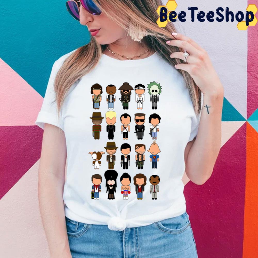 1980s Movie Icons Halloween Trending Unisex T-Shirt 1980s Movie Icons Halloween Trending Unisex T-Shirt