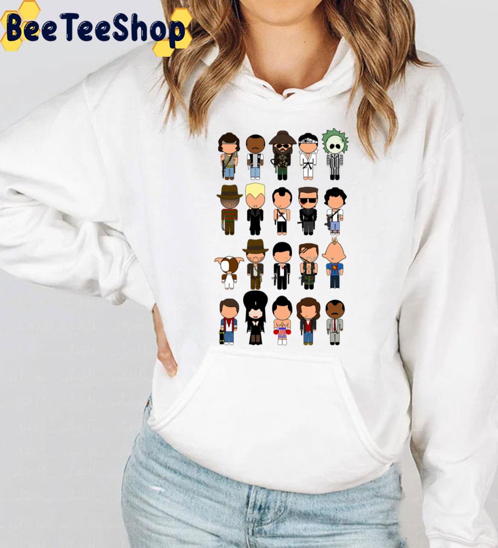 1980s Movie Icons Halloween Trending Unisex T-Shirt 1980s Movie Icons Halloween Trending Unisex T-Shirt