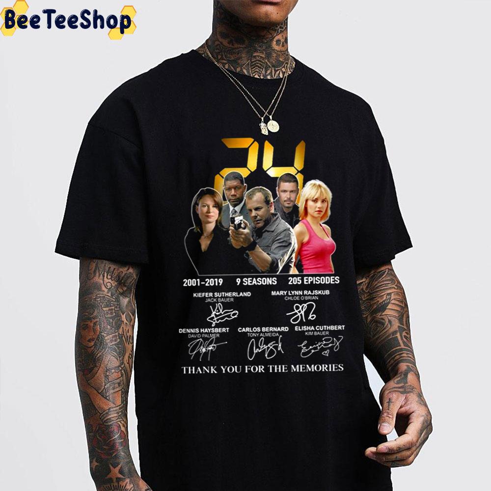 24 Movie 2001 2019 Signature Thank You For The Memories Unisex T-Shirt 24 Movie 2001 2019 Signature Thank You For The Memories Unisex T-Shirt