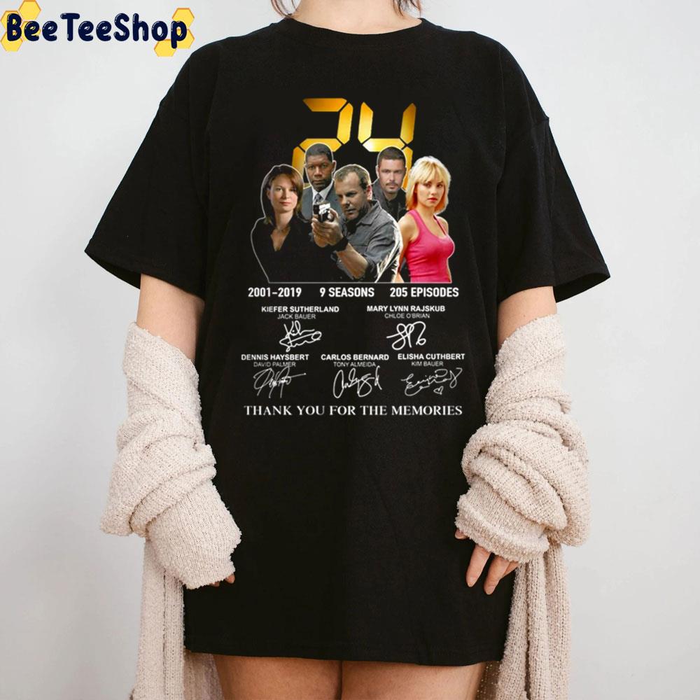 24 Movie 2001 2019 Signature Thank You For The Memories Unisex T-Shirt 24 Movie 2001 2019 Signature Thank You For The Memories Unisex T-Shirt