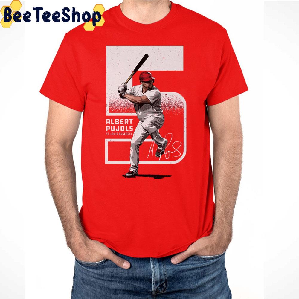 5 Albert Pujols Baseball Trending Unisex T-Shirt 5 Albert Pujols Baseball Trending Unisex T-Shirt