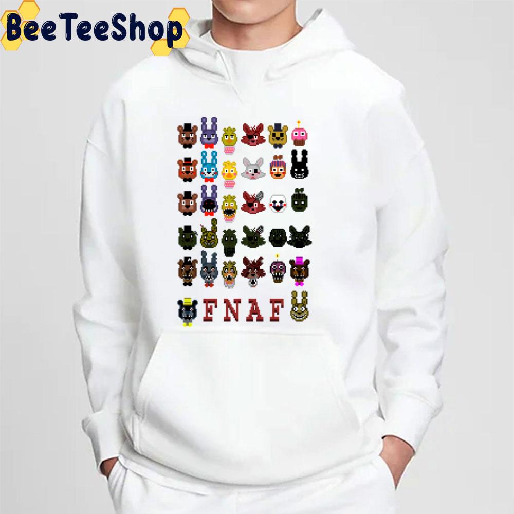 8 Bit 20 Nights At Freddy's Game Unisex T-Shirt 8 Bit 20 Nights At Freddy's Game Unisex T-Shirt